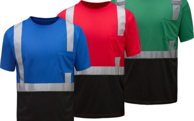 NON-ANSI SHORT SLEEVE SHIRT WITH REFLECTIVE TAPE