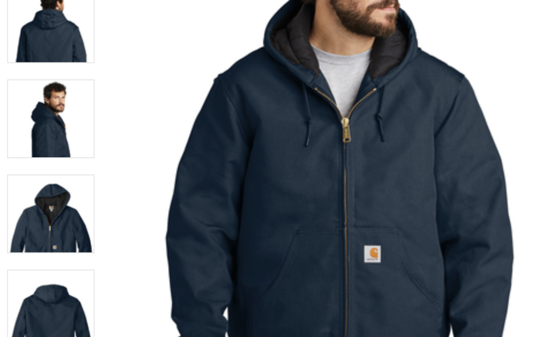 CTSJ140 Carhartt ® Quilted-Flannel-Lined Duck Active Jacket