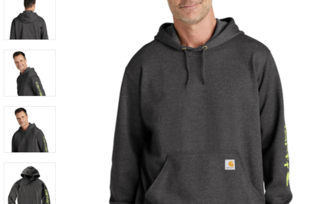 CTK288 Carhartt® Midweight Hooded Logo Sweatshirt